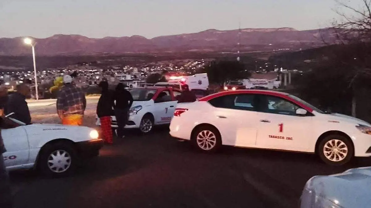 Bloqueo de taxistas en Tabasco, Zacatecas