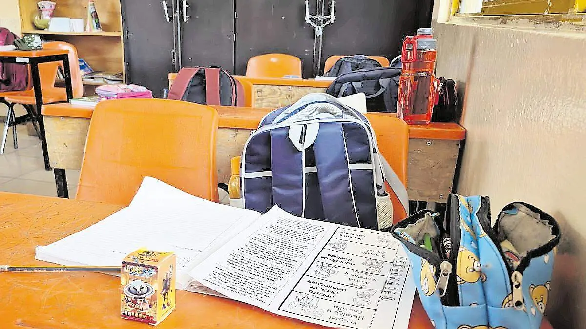 Pupitre en salón de clases