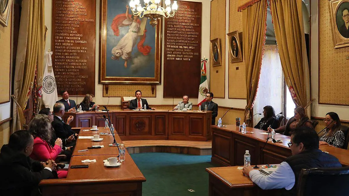 Sesión del pleno del Tribunal del Poder Judicial del estado de Zacatecas