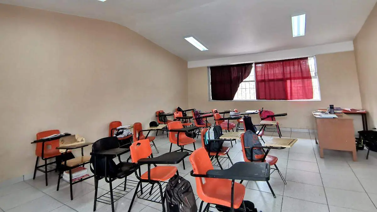 Salón de clases vacío