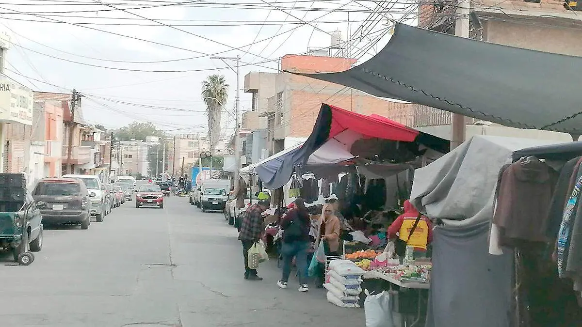 Comercio ambulante en Fresnillo, Zacatecas