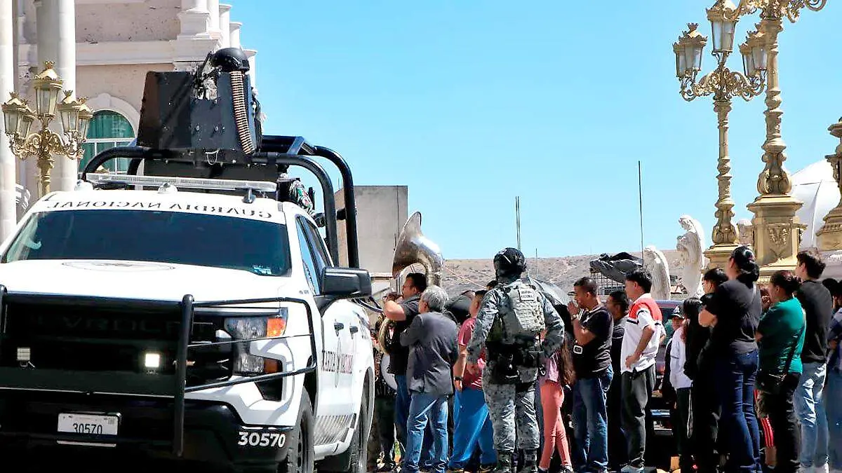 Honras fúnebres de la agente de la Guardia Nacional