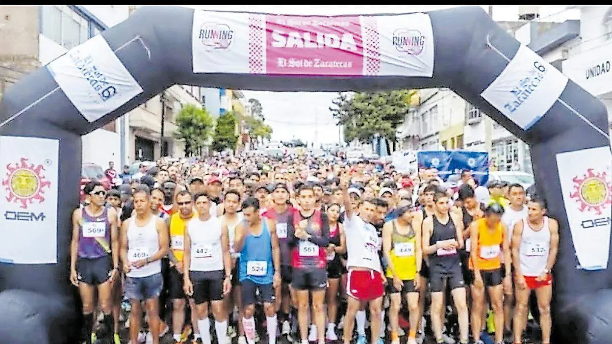 Carrera atlética El Sol de Zacatecas 2025