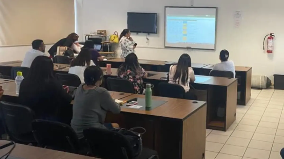 Aula de telebachillerato en Zacatecas