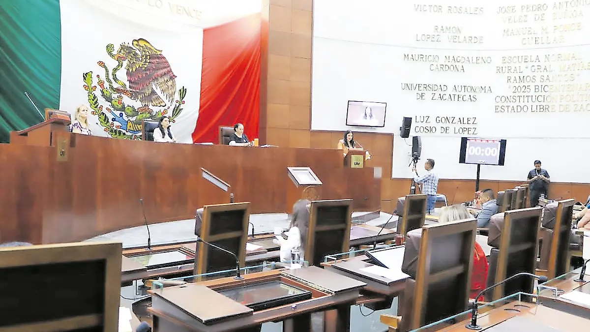 Sesión Legislatura del Estado de Zacatecas