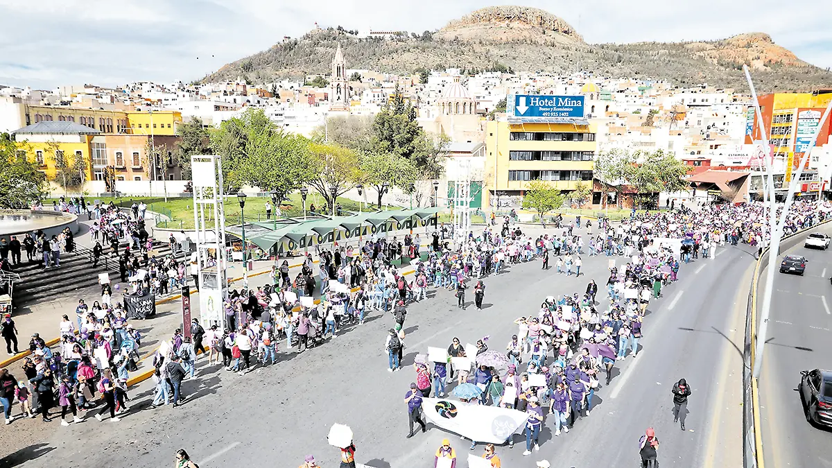 Movilización de mujeres en Zacatecas
