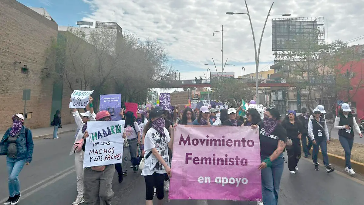 Marcha colectivas feministas zacatecas