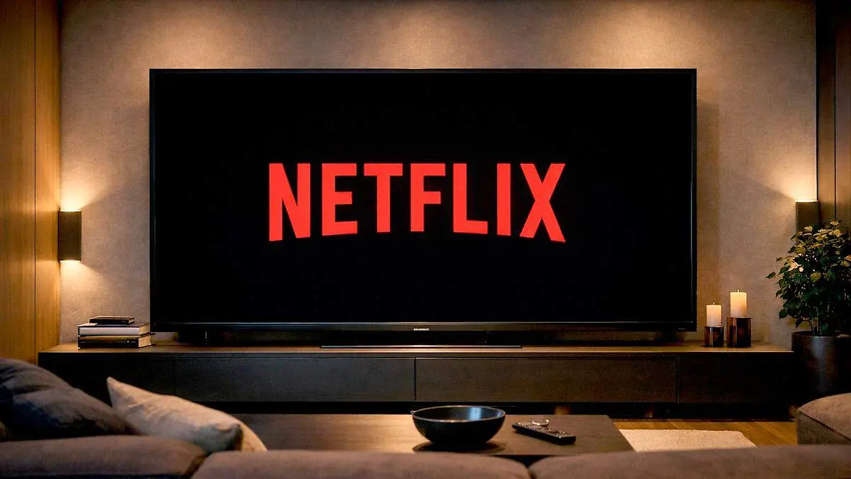 Pantalla con el logo de Netflix