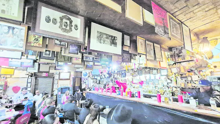 Cantina Las Quince Letras en la ciudad de Zacatecas