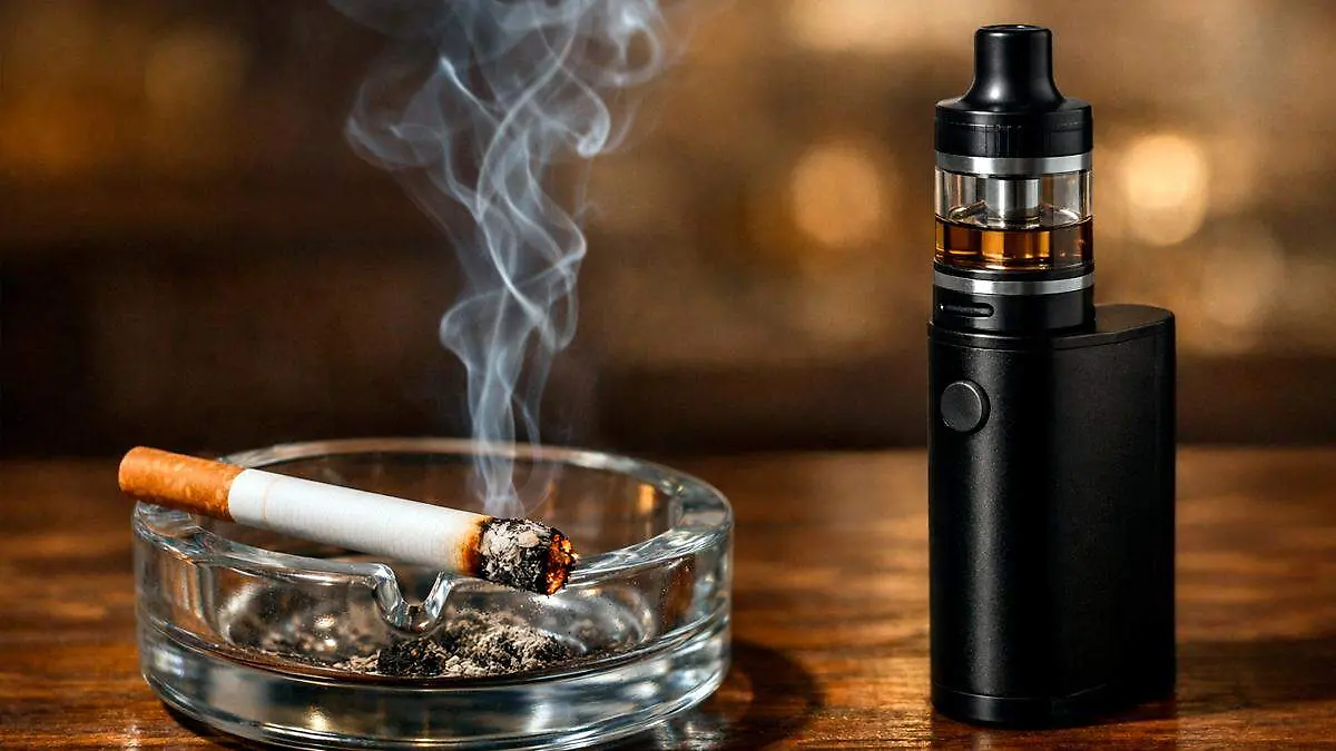 Cigarro y vapeador