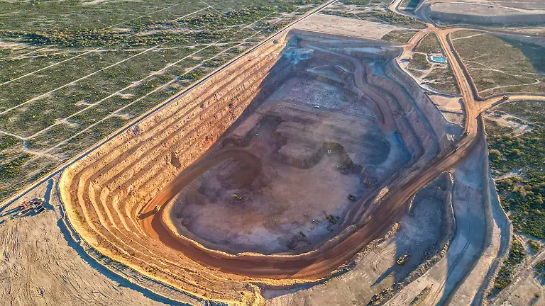 Orla Camino Rojo, mina a cielo abierto