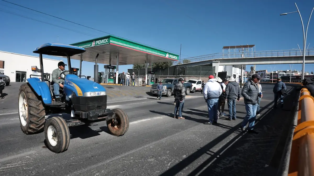 Protesta de productores de frijol en Zacatecas