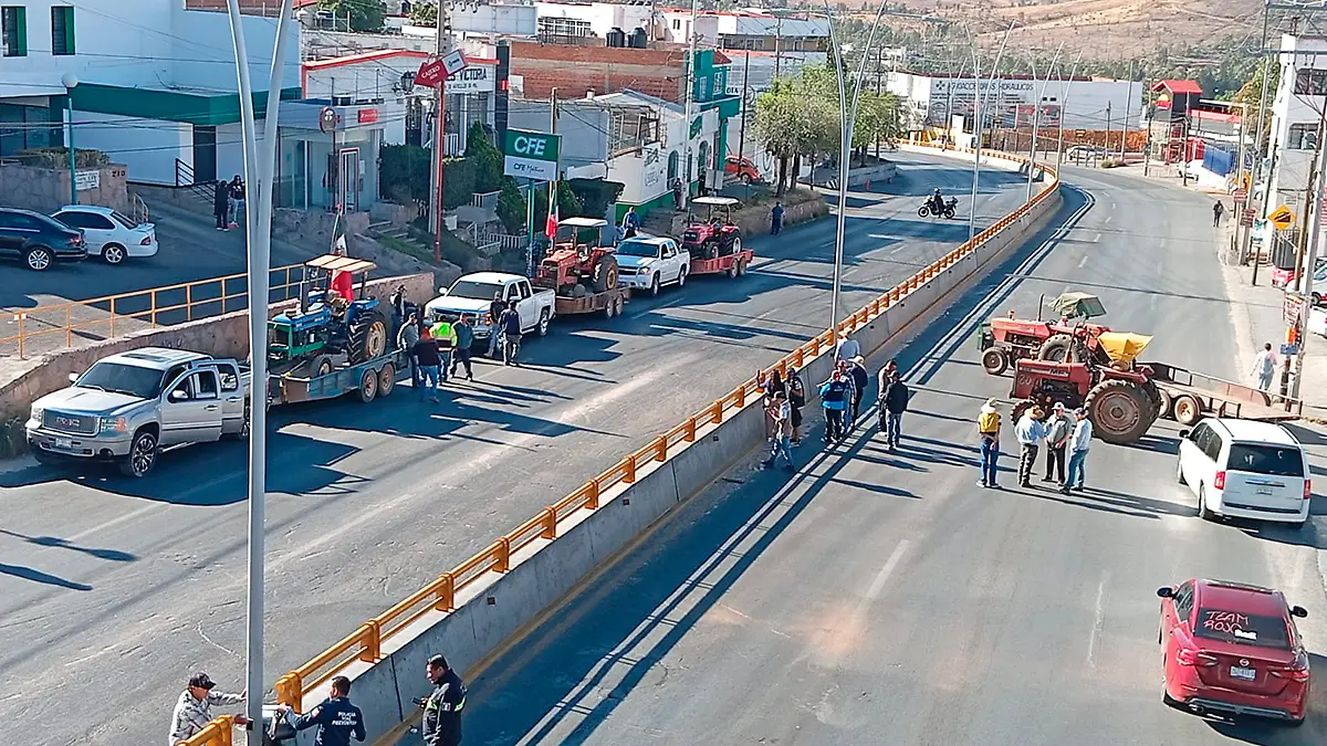Productores de frijol retoman protestas en la ciudad de Zacatecas