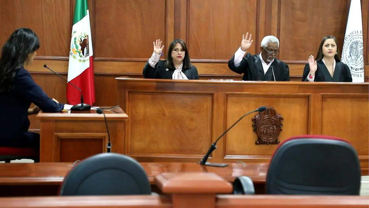Sesión del Tribunal de Disciplina Judicial