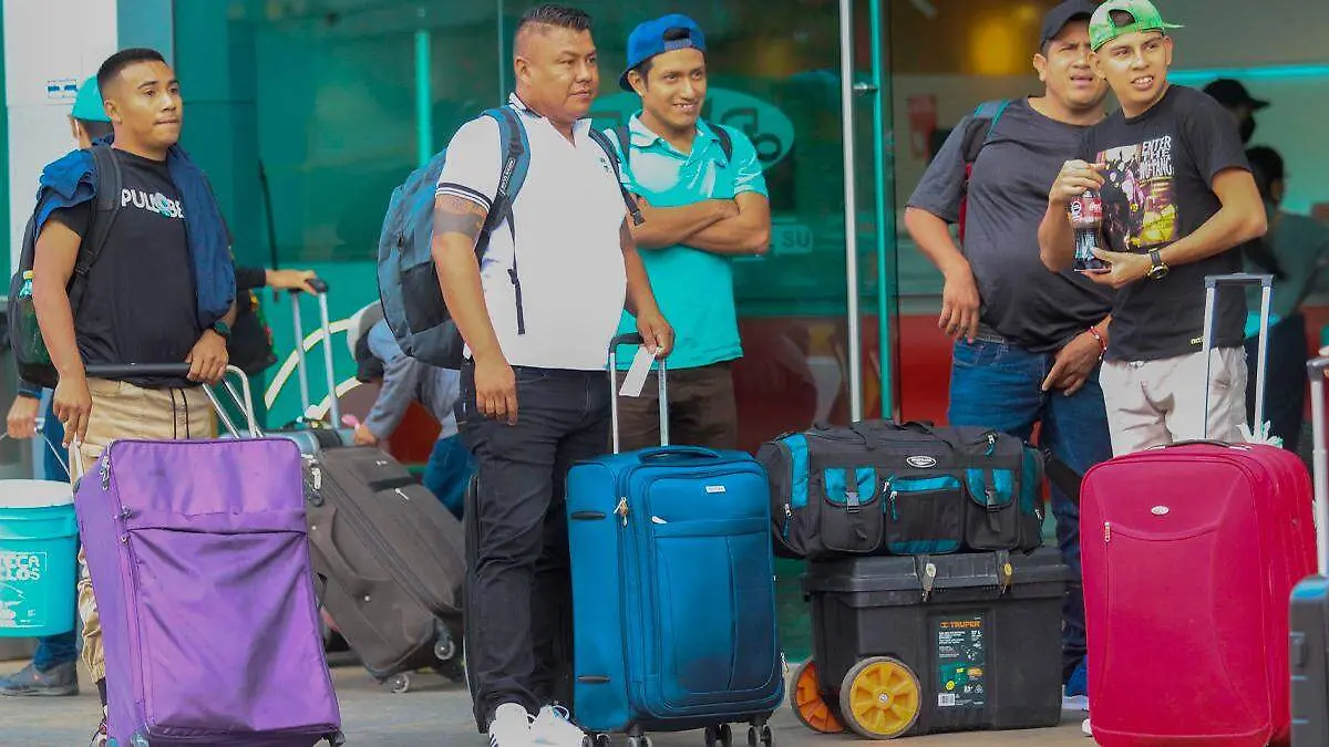 Personas con equipaje