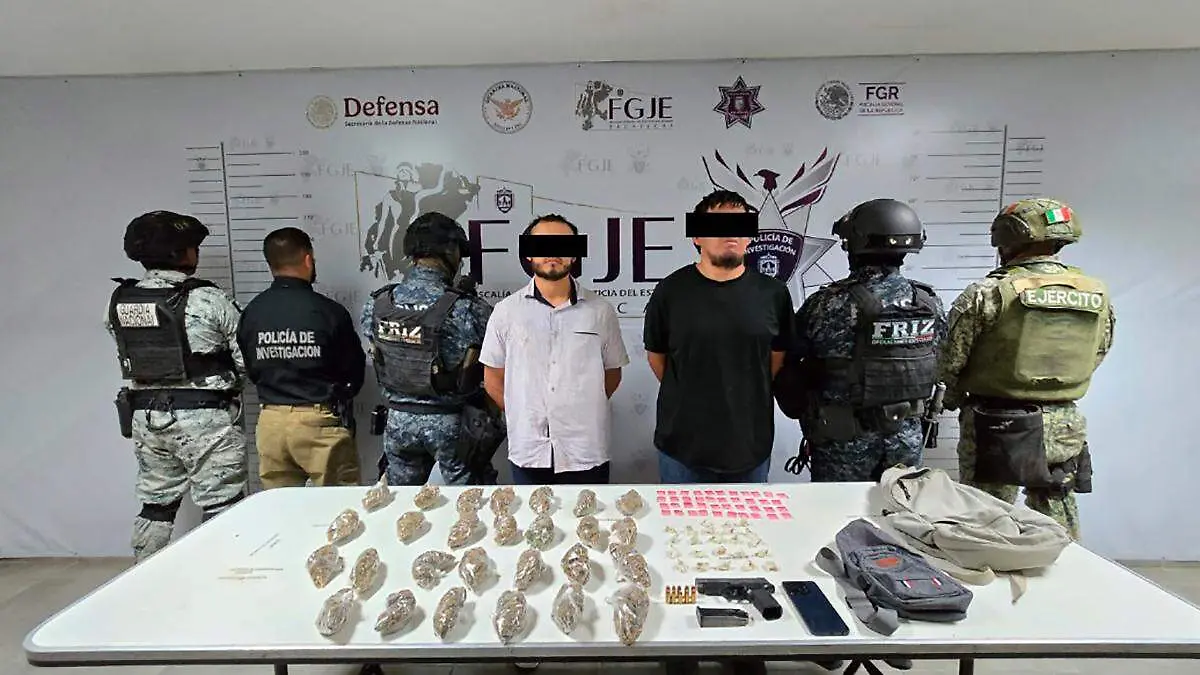 Capturan a dos generadores de violencia en Jerez, Zacatecas