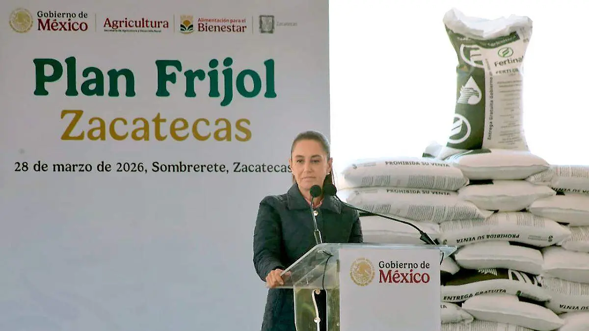 Claudia Sheinbaum Pardo en Sombrerete, Zacatecas