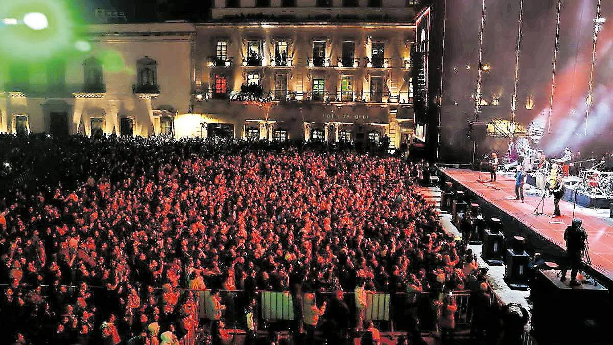 Concierto durante el Festival Cultural Zacatecas 2026
