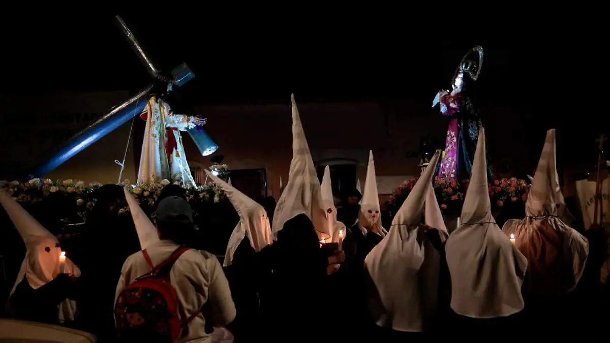 Procesión del silencio en Zacatecas