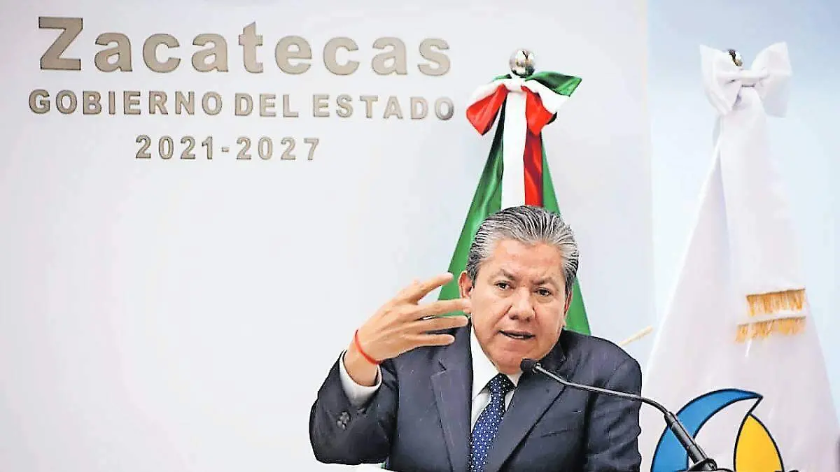 Conferencia de prensa, David Monreal Ávila, gobernador de Zacatecas