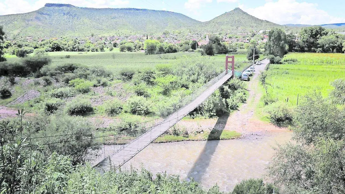 Río Atenco, caudal de Milpillas en Jiménez del Teul, Zacatecas