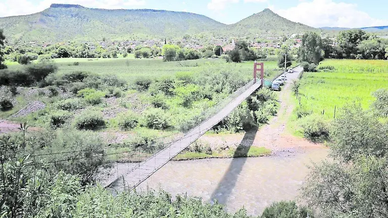 Río Atenco, caudal de Milpillas en Jiménez del Teul, Zacatecas