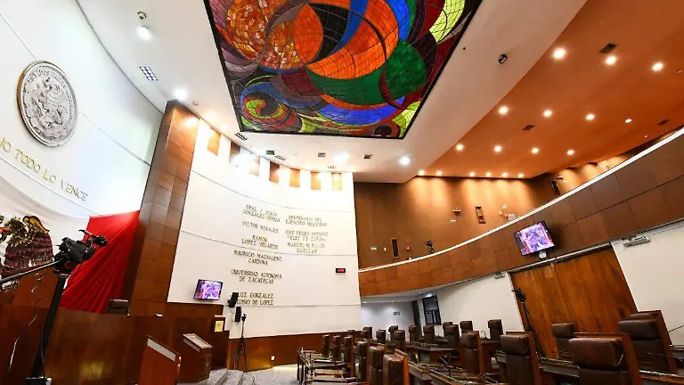 Salón de plenos de la LXV Legislatura de Zacatecas