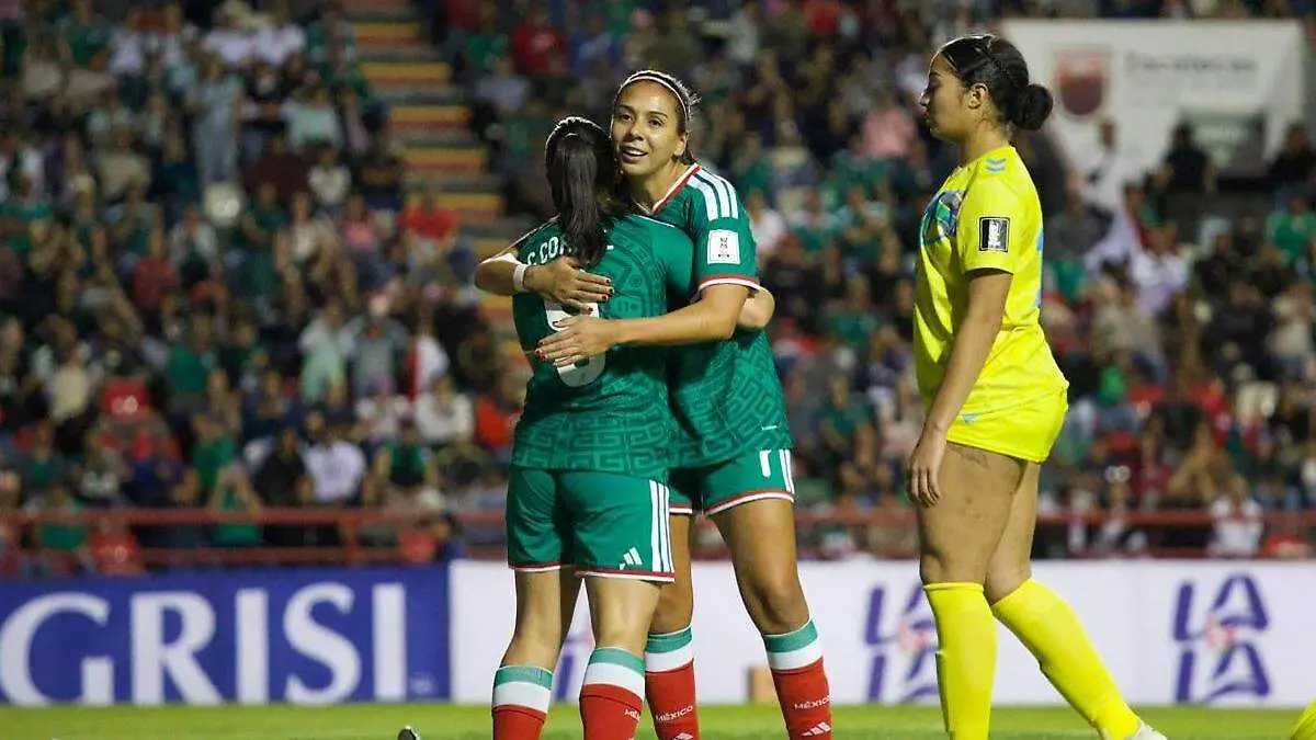 Selección Mexicana Femenil de Futbol aventaja sobre Islas Vírgenes en Zacatecas