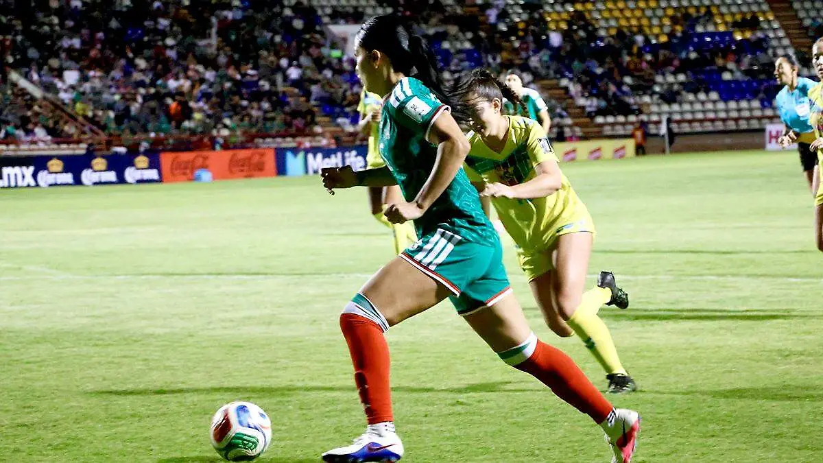 Selección Mexicana Femenil venció 9-0 a Islas Vírgenes en Zacatecas