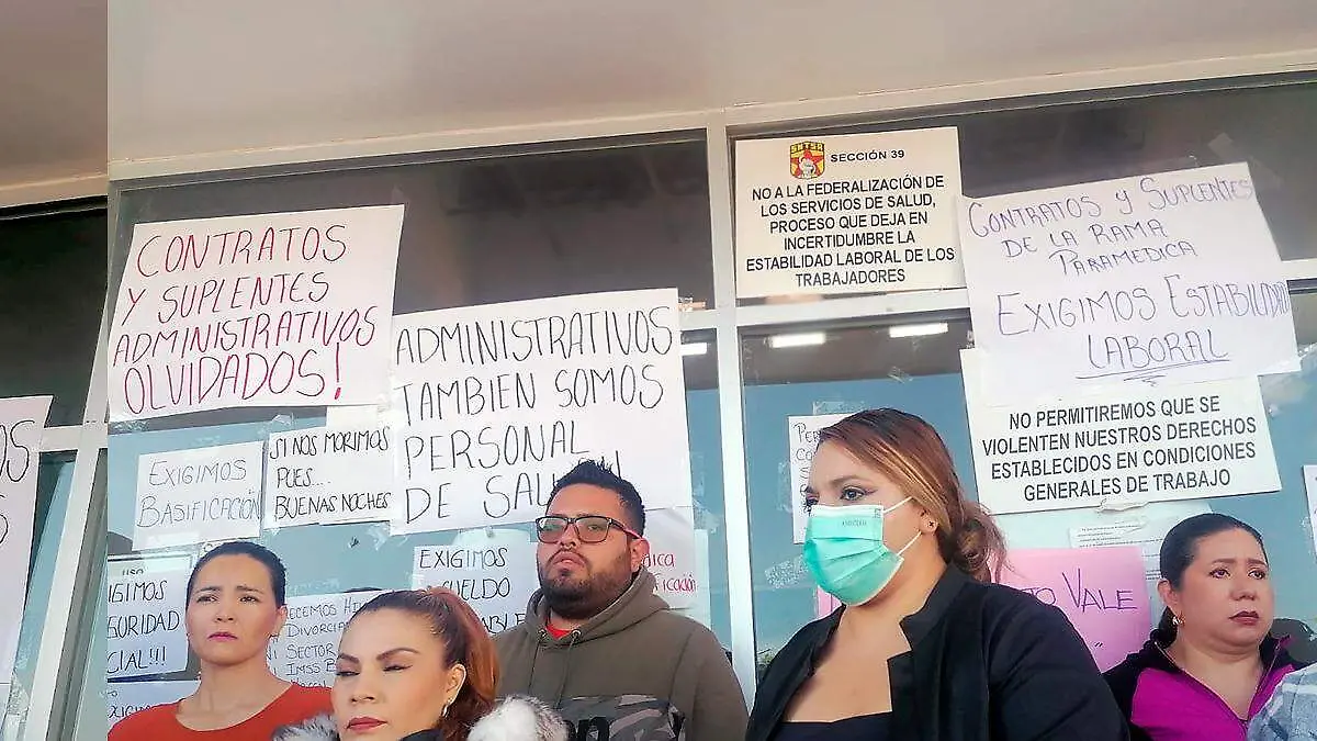 Personal suplente paraliza el Hospital de la Mujer