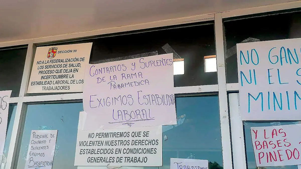 Protesta en el Hospital de la Mujer