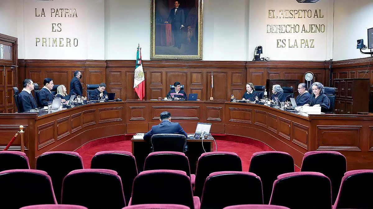 Sesión del pleno de la SCJN