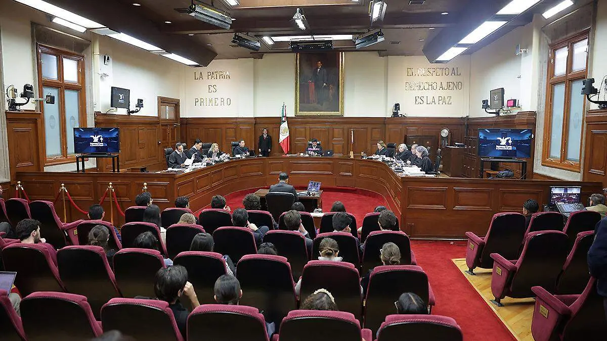 Sesión de la Suprema Corte de Justicia de la Nación