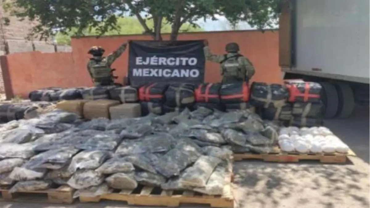 Aseguramiento de enervante por la Sedena