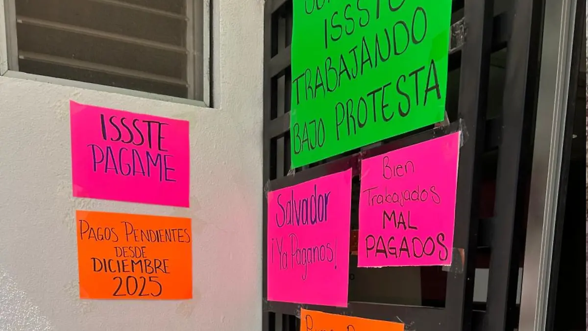 Personal suplente del ISSSTE en Jerez, Zacatecas continúa laborando bajo protesta
