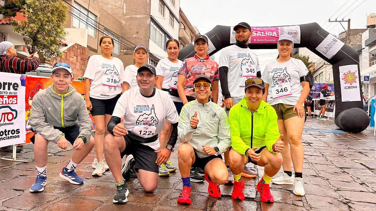 Atletas en una carrera