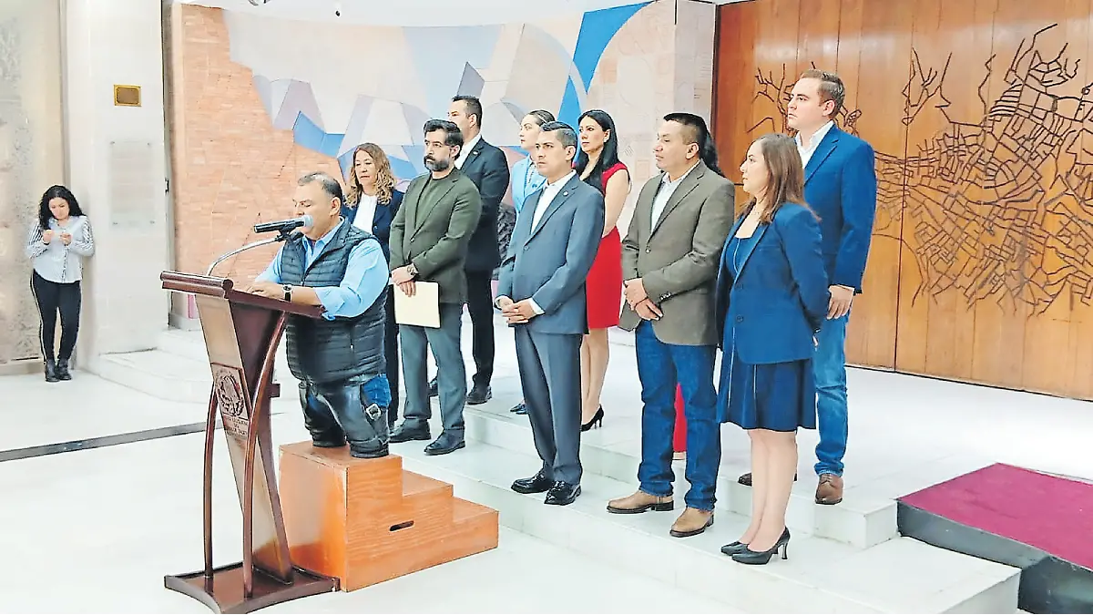 Conferencia de prensa diputados de oposición Zacatecas