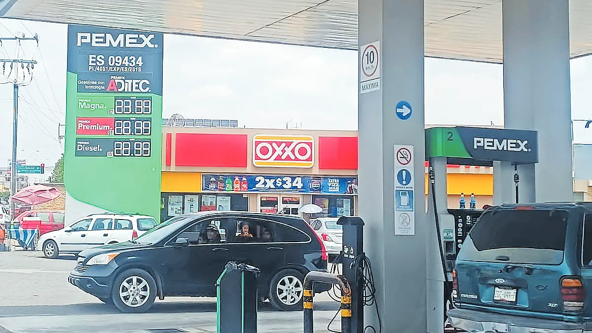 Precios de combustible en Zacatecas