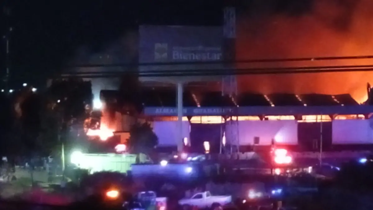 Incendio de bodegas de Alimentación para el Bienestar en Zacatecas