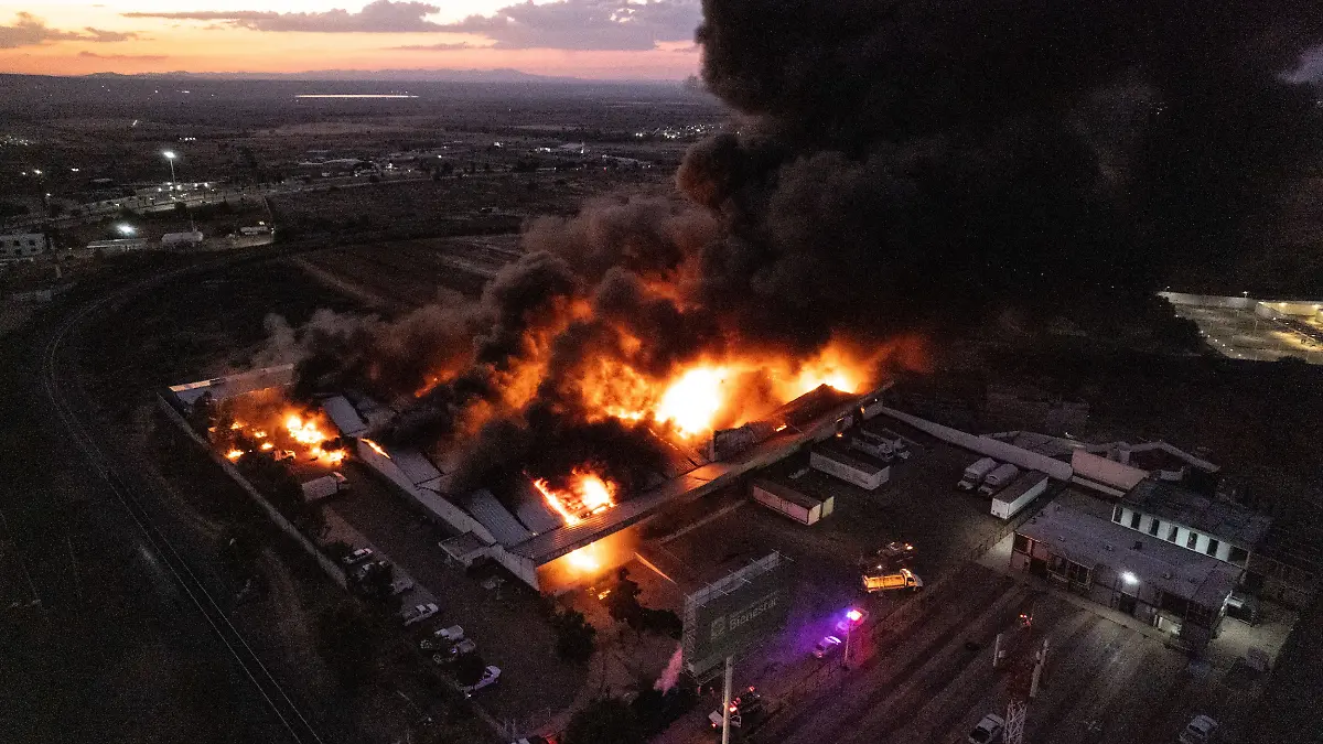 Incendio bodega de Alimentación para el Bienestar en Zacatecas