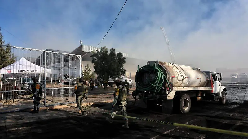 Pérdida total tras incendio en bodega de Alimentación del Bienestar en Zacatecas