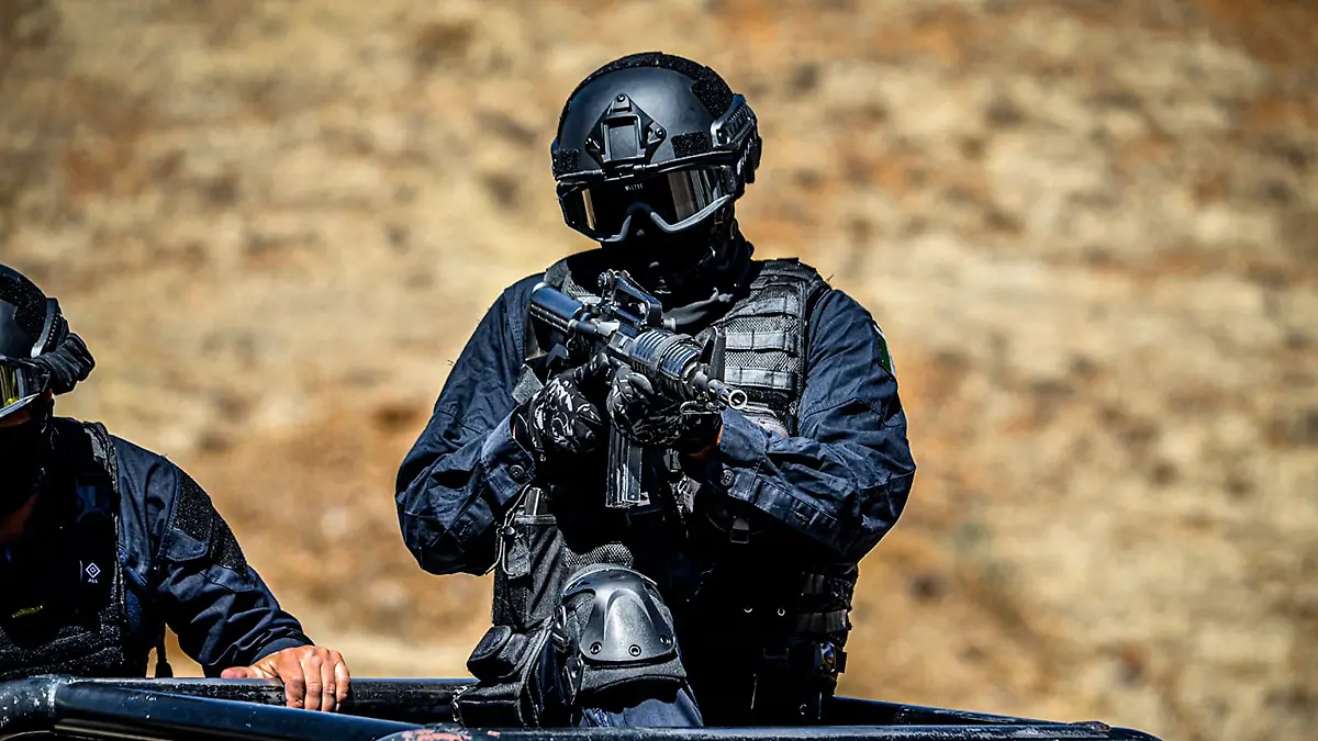 Elementos de la Policía Estatal