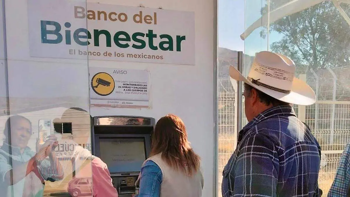 Usuarios en cajeros del Bienestar
