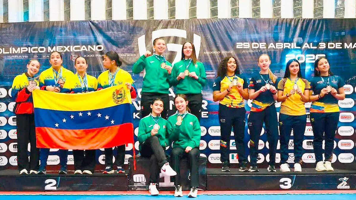Podio de karate