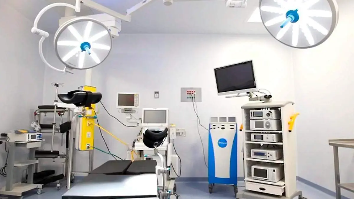 sala médica en nuevo hospital en Zacatecas