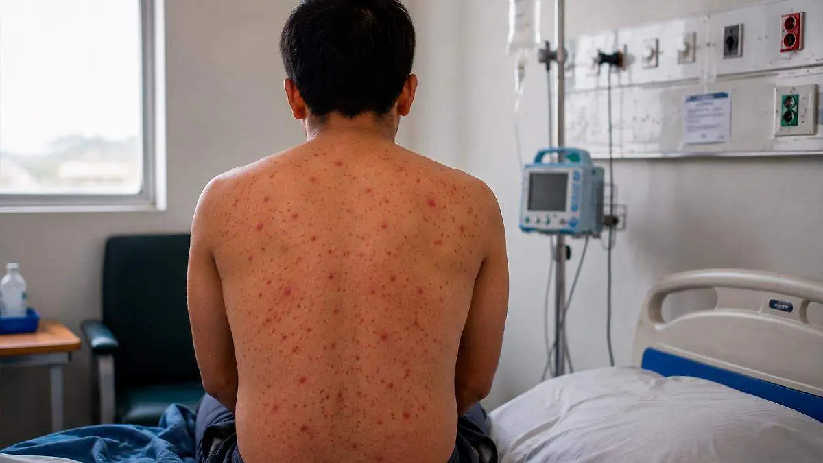 Persona en un hospital