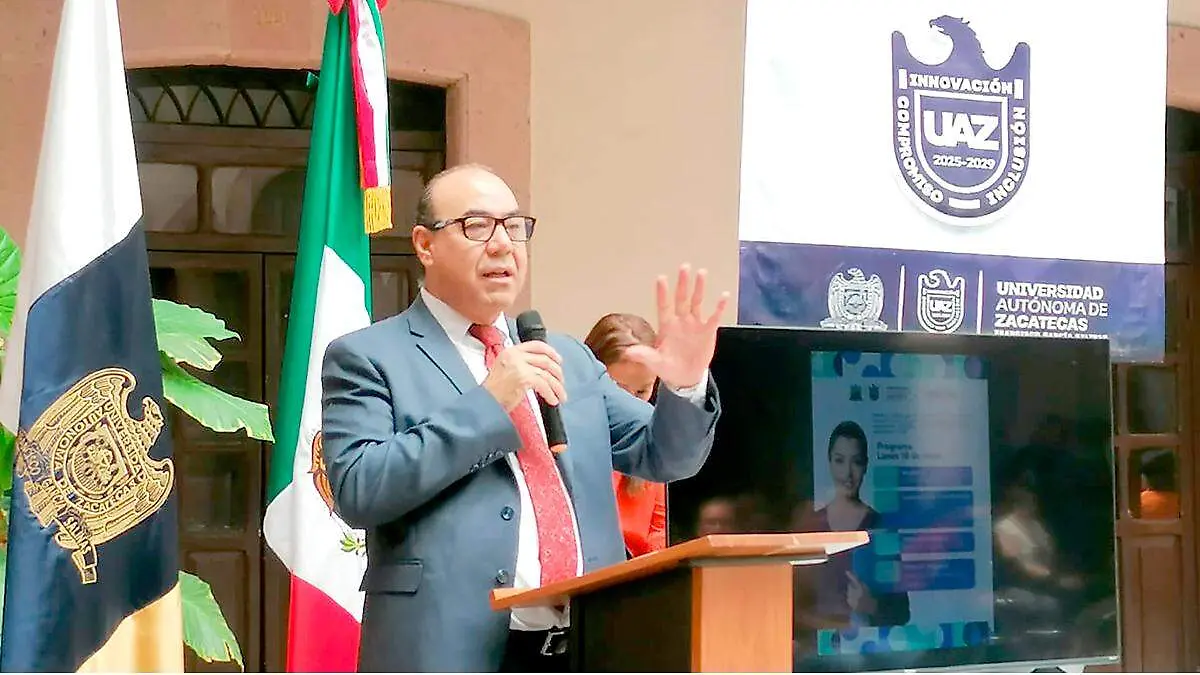 Ángel Román Gutiérrez, rector de la UAZ