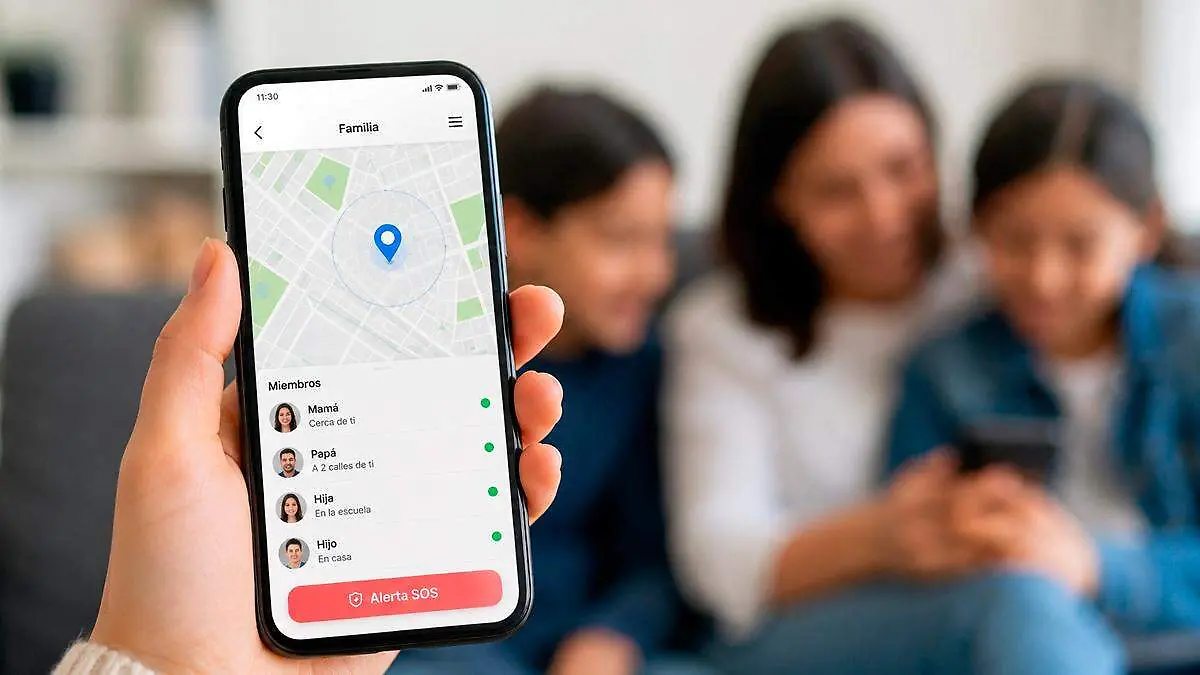 Persona sosteniendo un teléfono celular