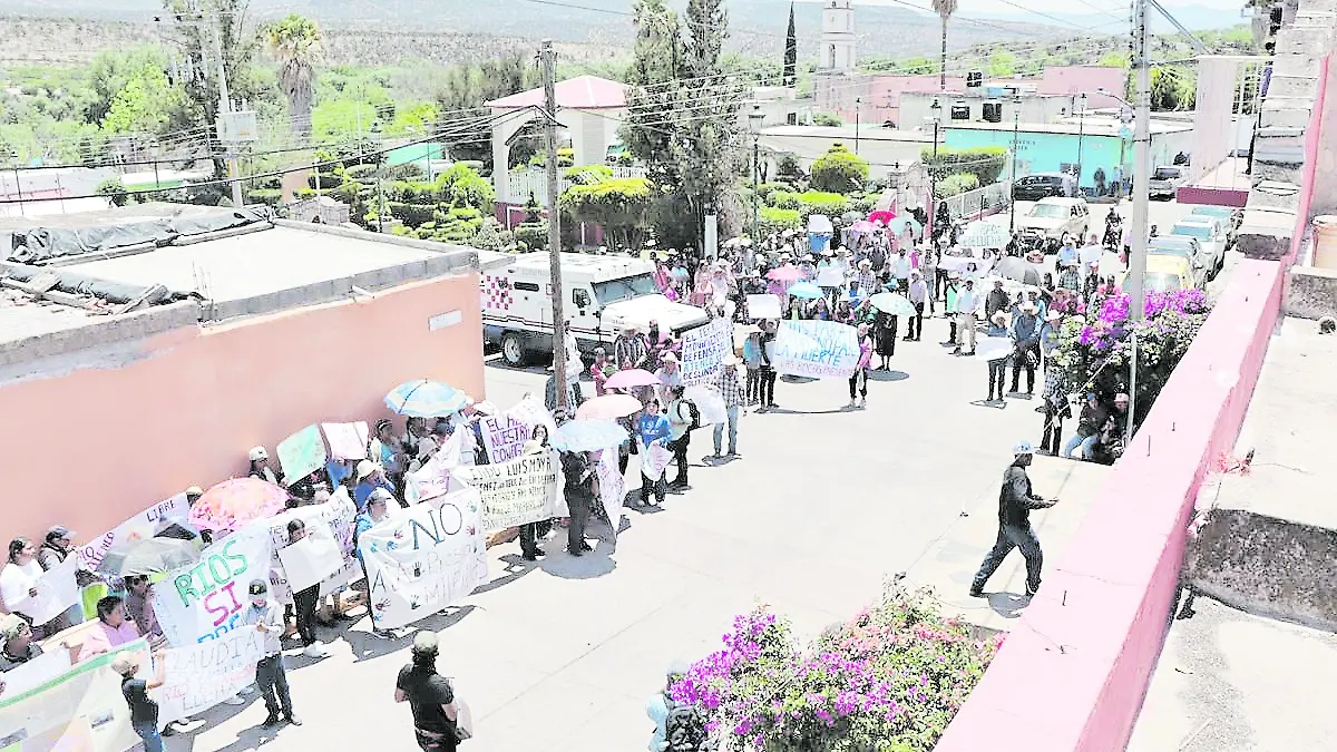 Protesta ciudadana en Jiménez del Teul, Zacatecas