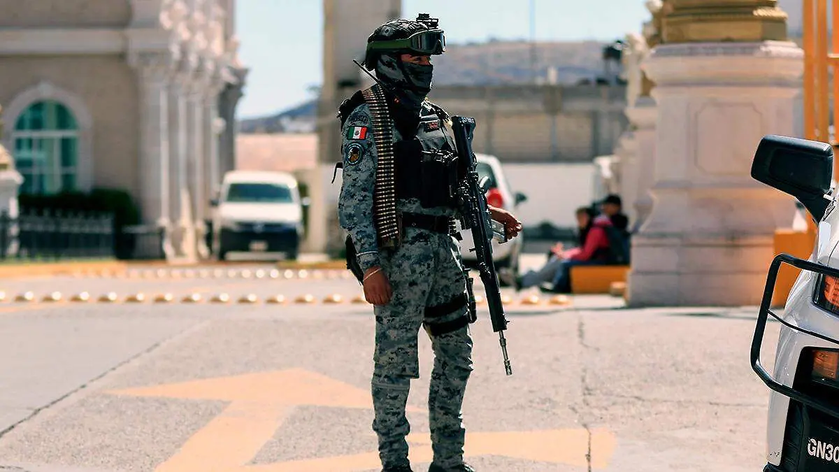 Operativo en la ciudad de Zacatecas
